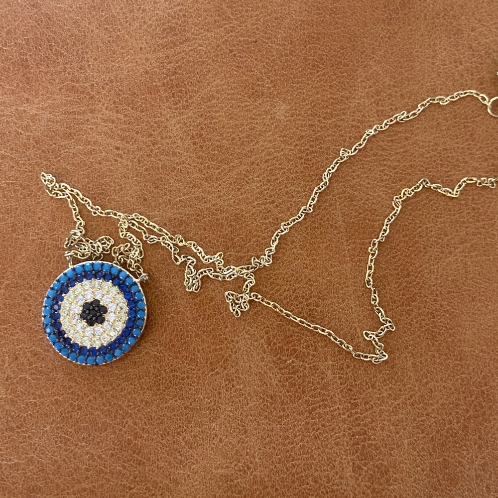 Anthropologie evil eye necklace brand new - Picture 10 of 10
